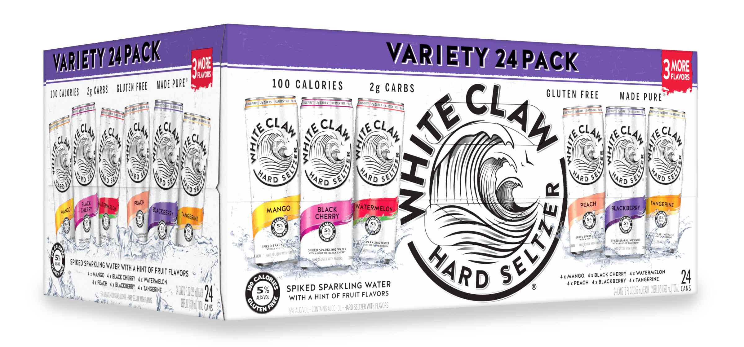 White Claw® Variety 24 Pack White Claw® Hard Seltzer
